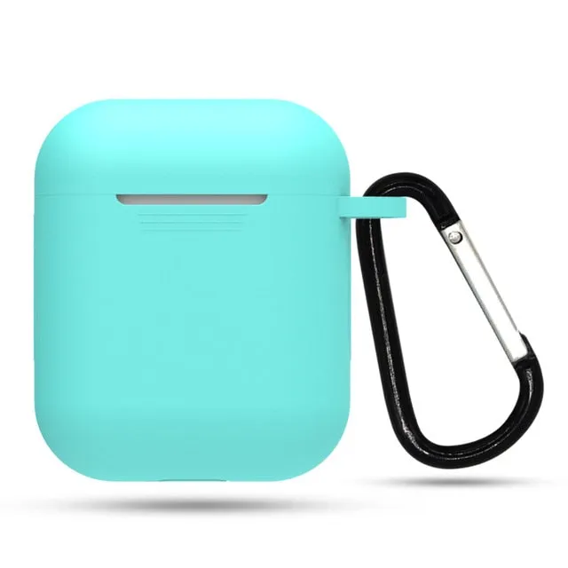 Mini Soft Silicone Case For Apple Airpods Shockproof Cover For Apple AirPods Earphone Cases Ultra Thin Air Pods Protector Case