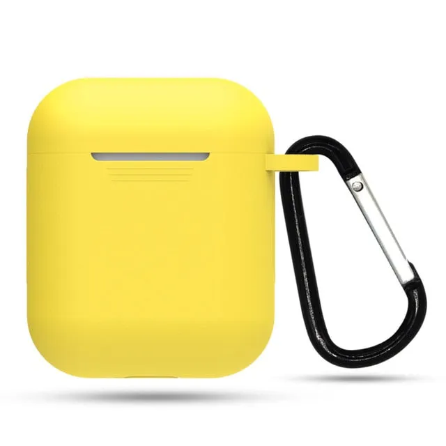 Mini Soft Silicone Case For Apple Airpods Shockproof Cover For Apple AirPods Earphone Cases Ultra Thin Air Pods Protector Case