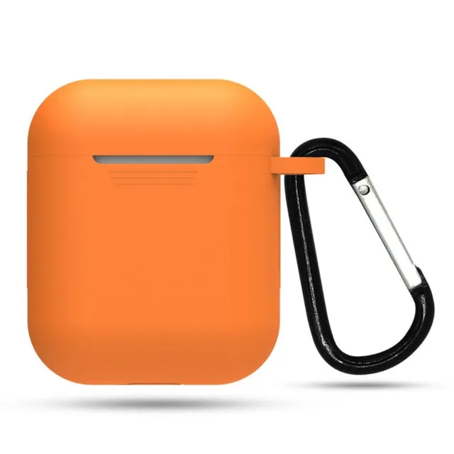 Mini Soft Silicone Case For Apple Airpods Shockproof Cover For Apple AirPods Earphone Cases Ultra Thin Air Pods Protector Case