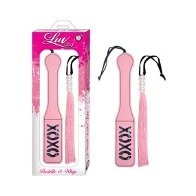 Mistress Princess- Pink Paddle & Whip Set
