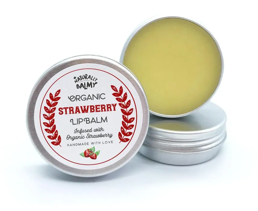 Natural, Luxury Organic Lip Balm Making Kit with Tins (Makes 10)