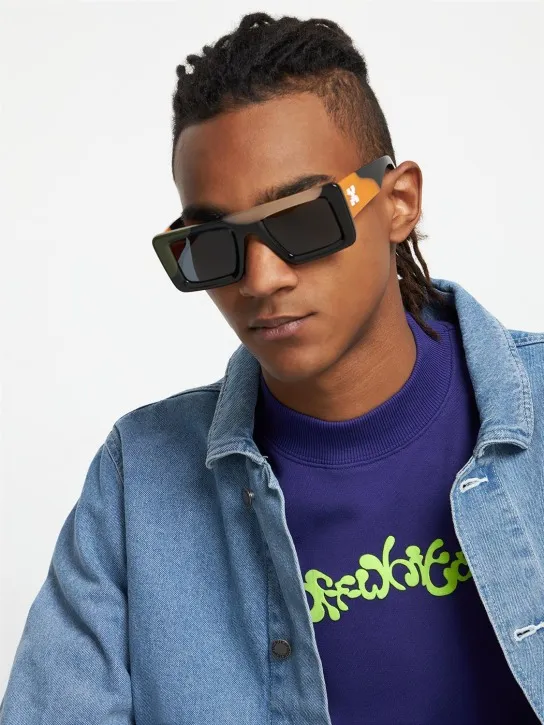 Off-White   Seattle squared acetate sunglasses 