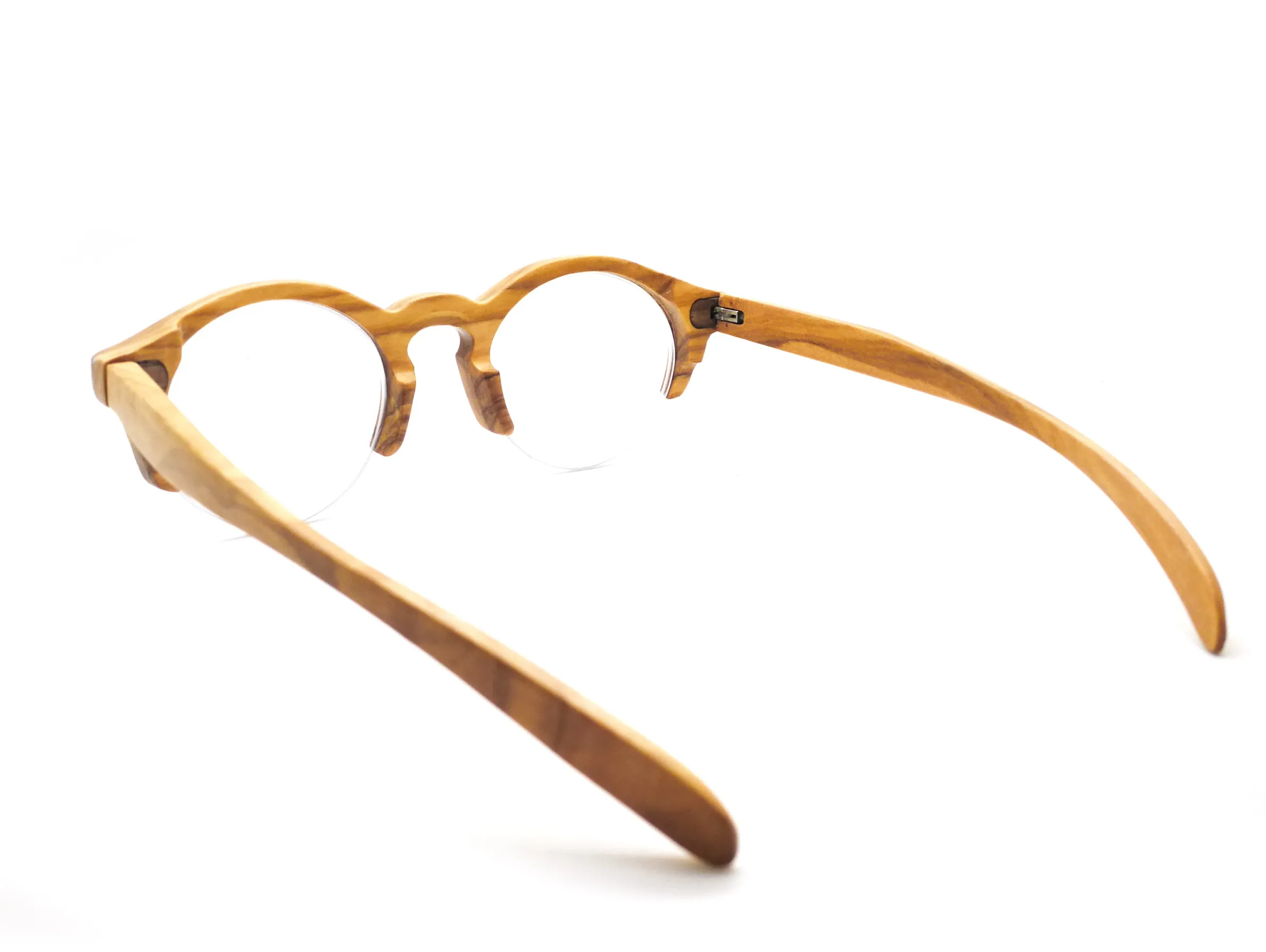 olive wood THANKS2011 semi-rimless