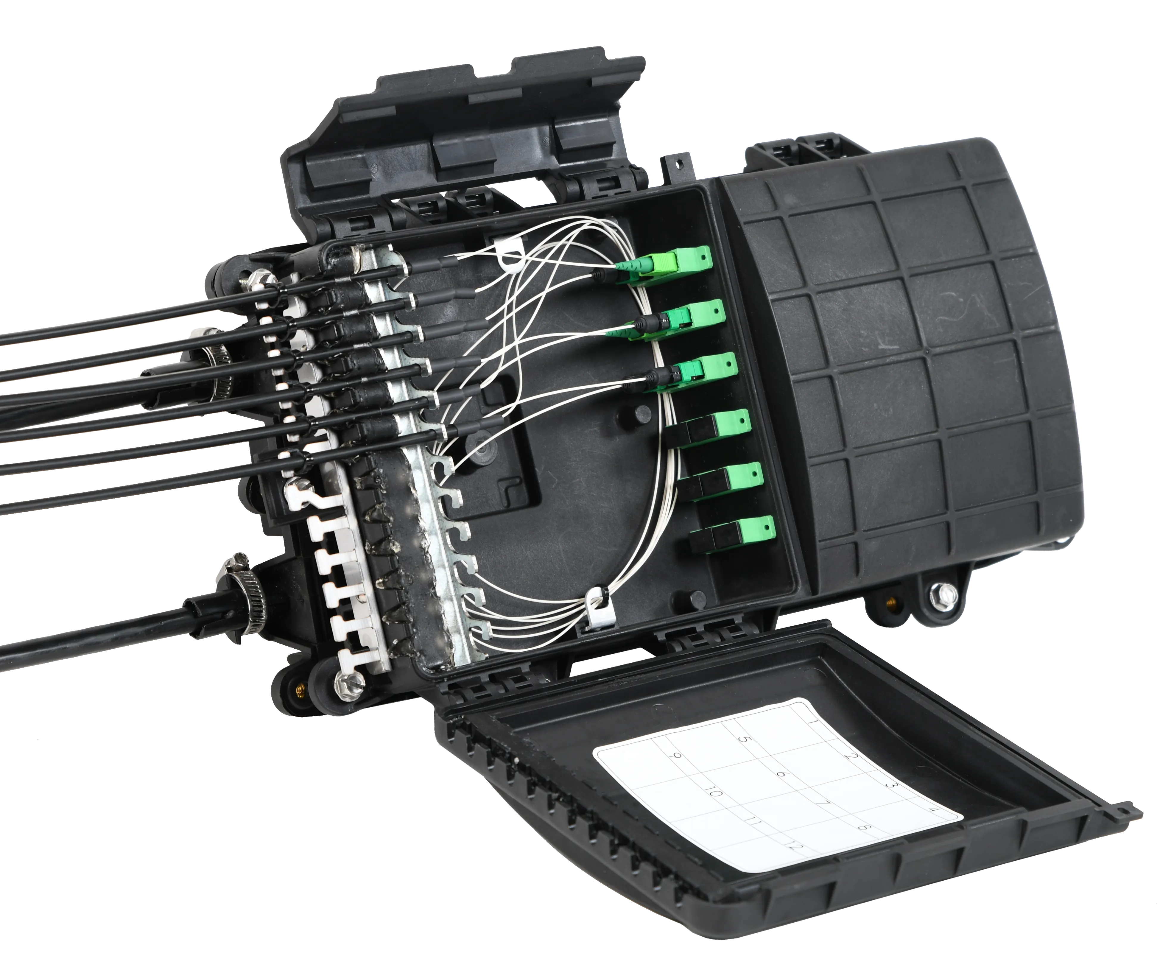 Outdoor Aerial Fiber Optical Cross Connect Splicing Terminal