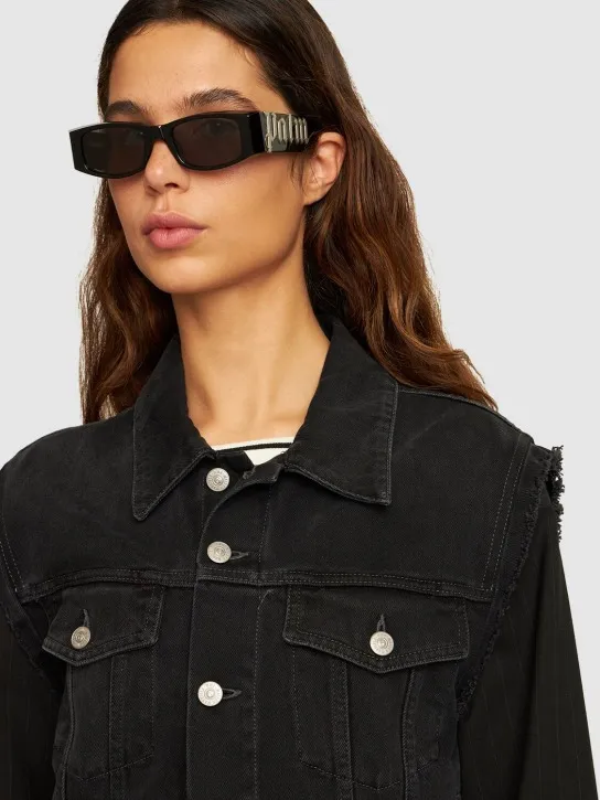 Palm Angels   Angel squared acetate sunglasses 