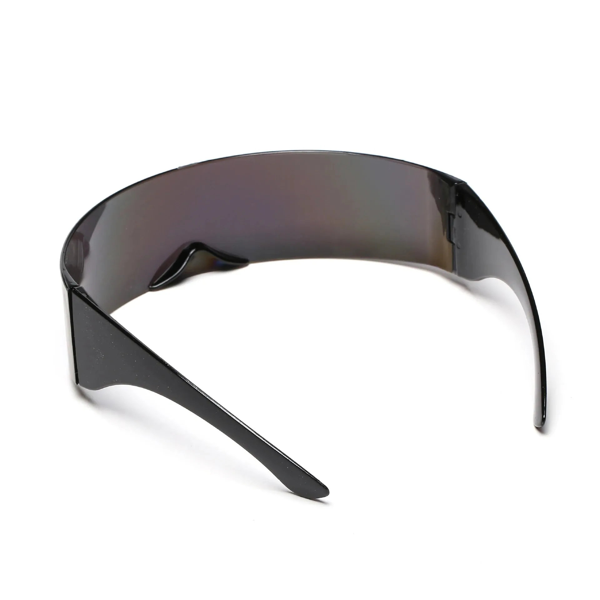 Party Sunglasses Futuristic Narrow Cyclops Visor Glasses Laser Eyeglasses Integrated Outdoor Activities UV400 Eyewear Women Men