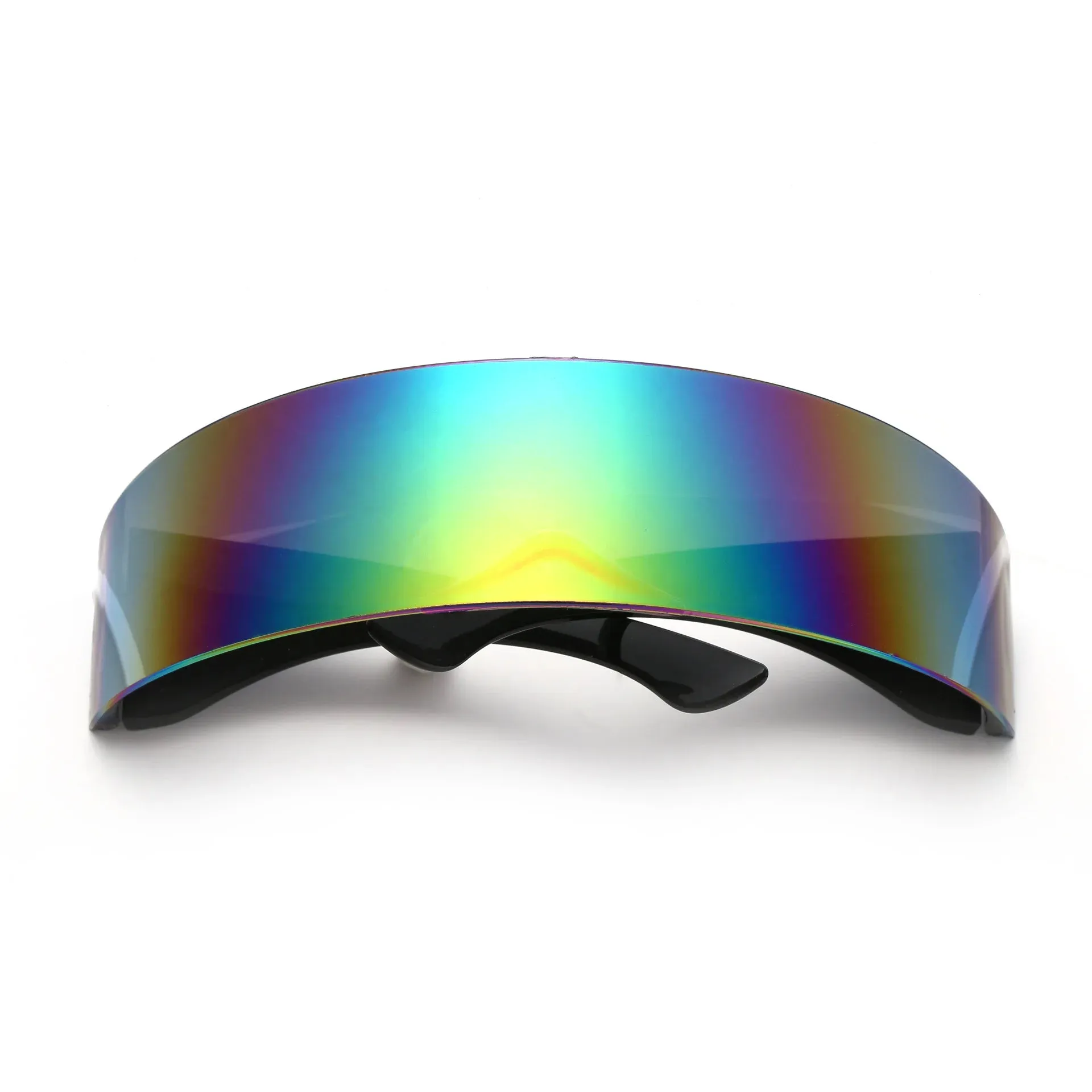 Party Sunglasses Futuristic Narrow Cyclops Visor Glasses Laser Eyeglasses Integrated Outdoor Activities UV400 Eyewear Women Men