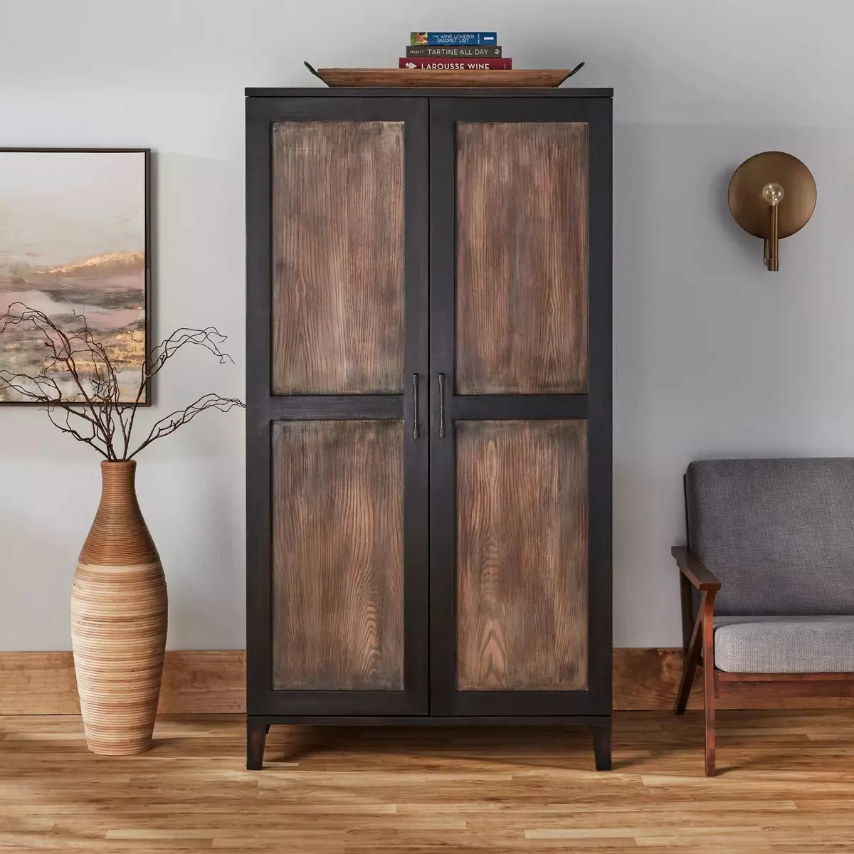 Piedmont Bar Cabinet With Cooling Storage Option | Wine Enthusiast | 3440101K