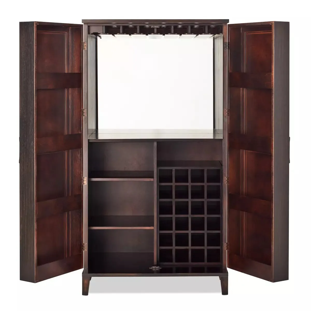 Piedmont Bar Cabinet With Cooling Storage Option | Wine Enthusiast | 3440101K