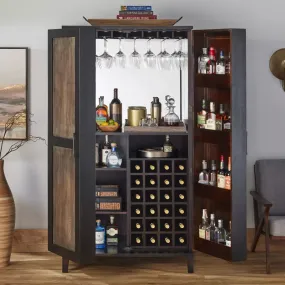 Piedmont Bar Cabinet With Cooling Storage Option | Wine Enthusiast | 3440101K