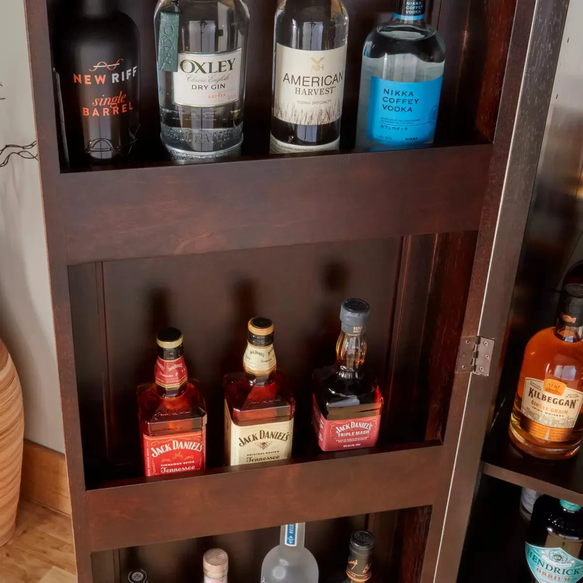 Piedmont Bar Cabinet With Cooling Storage Option | Wine Enthusiast | 3440101K