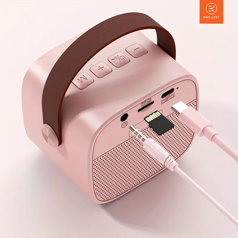 Portable Bluetooth Karaoke Machine K1 Mini with Wireless Microphone