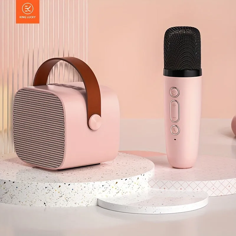 Portable Bluetooth Karaoke Machine K1 Mini with Wireless Microphone