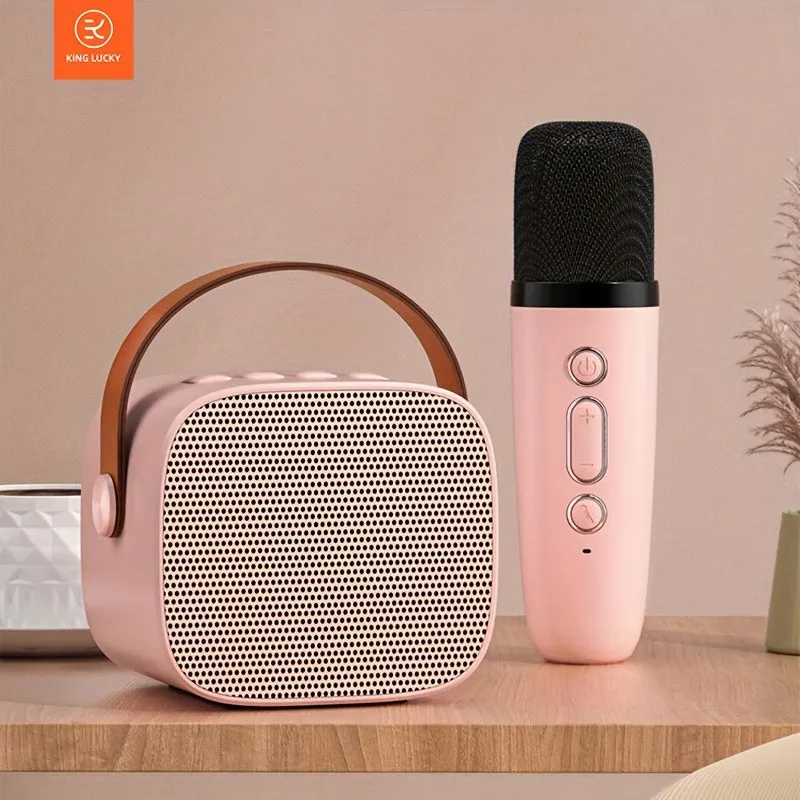 Portable Bluetooth Karaoke Machine K1 Mini with Wireless Microphone