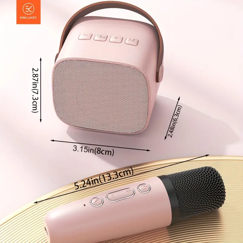 Portable Bluetooth Karaoke Machine K1 Mini with Wireless Microphone