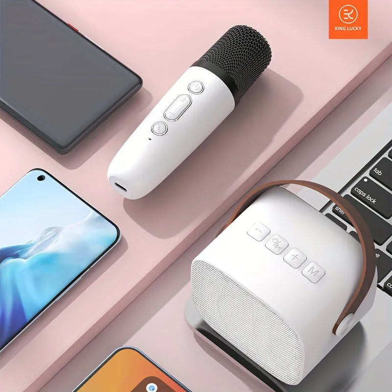 Portable Bluetooth Karaoke Machine K1 Mini with Wireless Microphone
