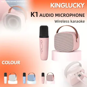 Portable Bluetooth Karaoke Machine K1 Mini with Wireless Microphone