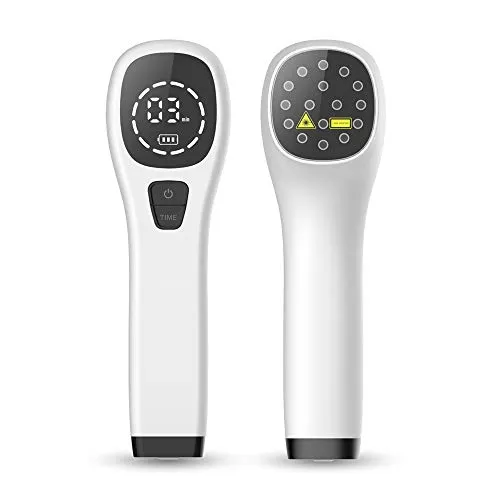 Portable LLLT Cold Laser Device 12pcs 650nm With 4pcs 808nm Laser Relieves Knee Shoulder Back Arthritic Sciatica Pain