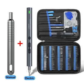 Precision Electric Screwdriver Set 120 in 1 Power Hand Tools Kits Rechargeable Wireless Mini Small Bits for Xiaomi Mobile Repair