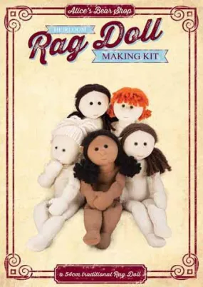 Rag Doll 'BODY' Kit - Various Colour Options Available - 54cm when made