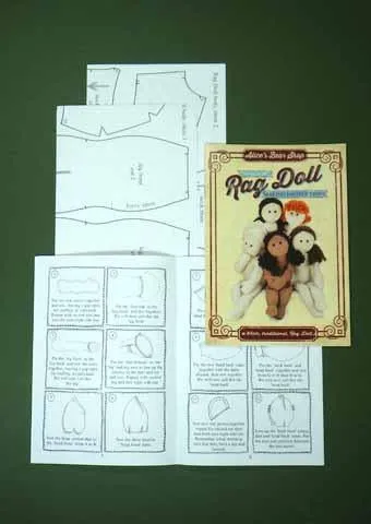 Rag Doll 'BODY' Kit - Various Colour Options Available - 54cm when made