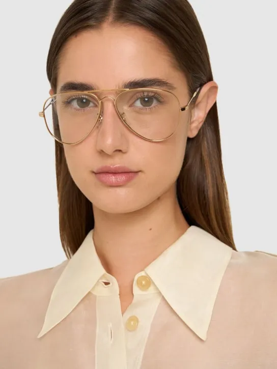 Ray-Ban   3825 transparent metal sunglasses 