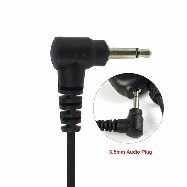 Retevis 3.5mm Audio Plug With Acoustic Tube Earpiece Listen/Receiver Only Headset For Motorola Walkie Talkie/Speaker Mic C9049A