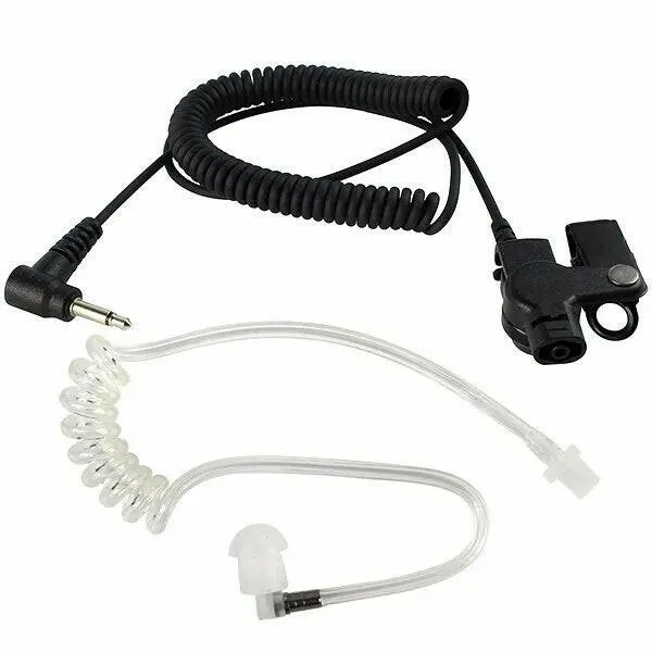 Retevis 3.5mm Audio Plug With Acoustic Tube Earpiece Listen/Receiver Only Headset For Motorola Walkie Talkie/Speaker Mic C9049A