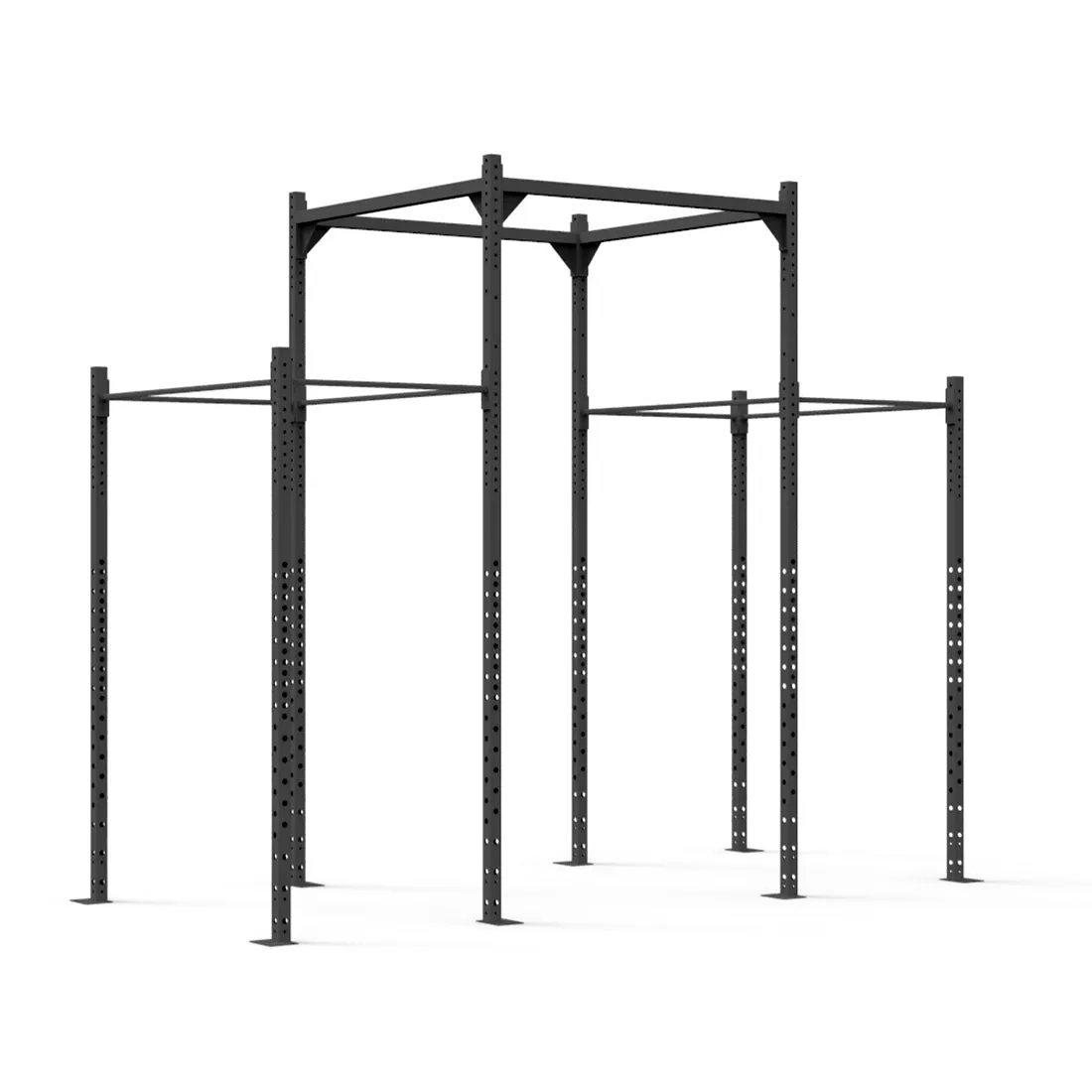 Rig - 4 Squat Cells with Utility Bridge - X-Frame