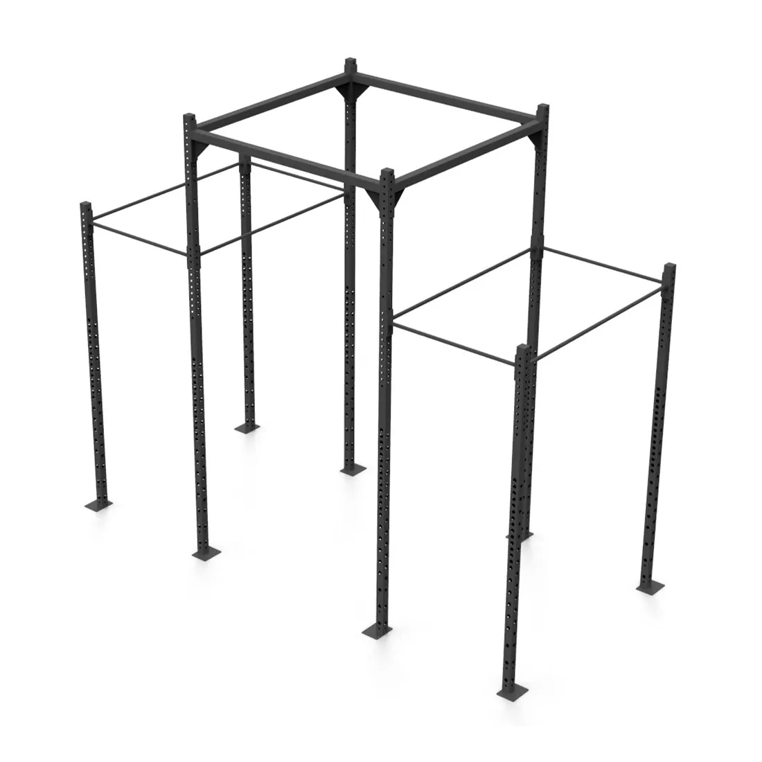 Rig - 4 Squat Cells with Utility Bridge - X-Frame