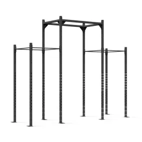Rig - 4 Squat Cells with Utility Bridge - X-Frame