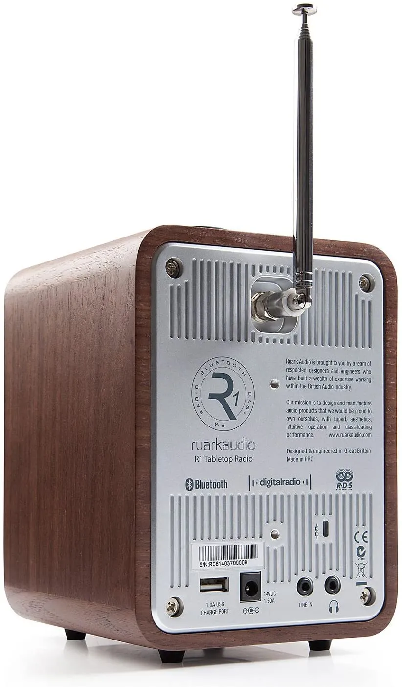Ruark Audio R1 Deluxe Bluetooth Radio & Speaker Light Cream