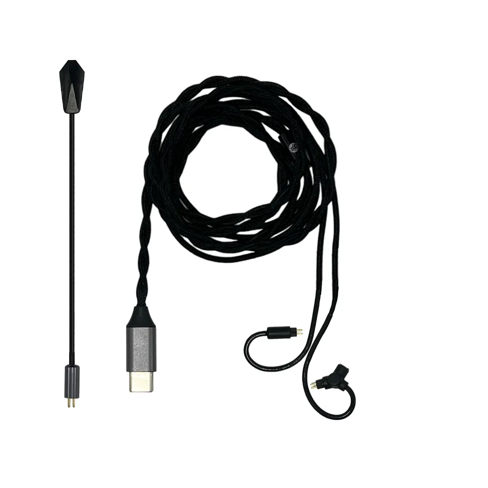 Saillon In-Ear Monitor Upgrade Cable with Detachable Boom Microphone