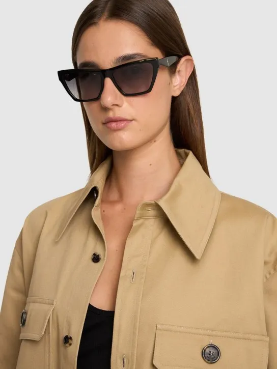 Saint Laurent   M103 Rectangle acetate sunglasses 