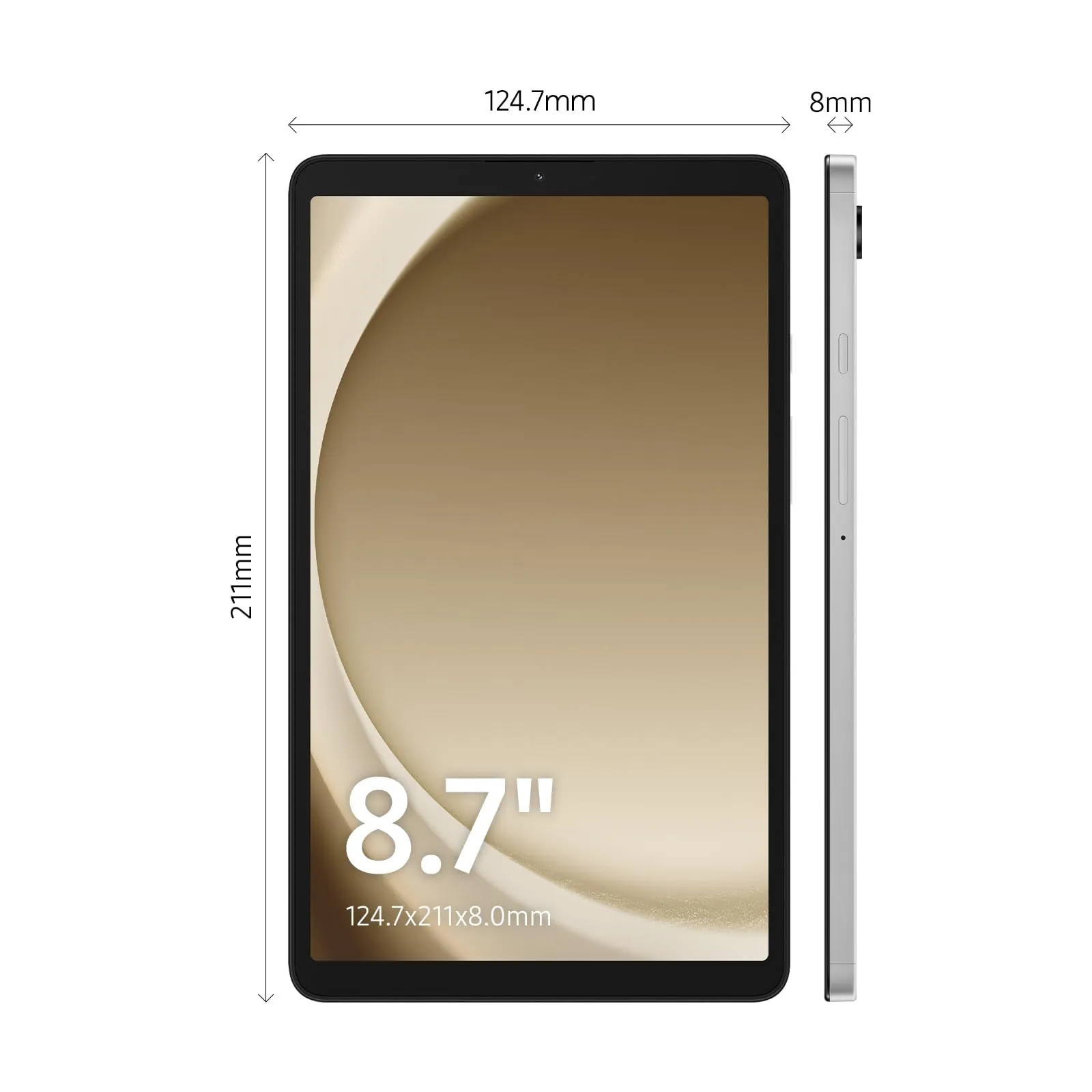 Samsung Galaxy Tab A9 WiFi Android Tablet, 8.7" Large Display, 4GB RAM, 64GB Storage, Graphite (UAE Version)