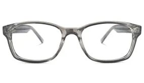 ScreenTime Wayfarer Computer Glasses - Pearl Grey - Prescription