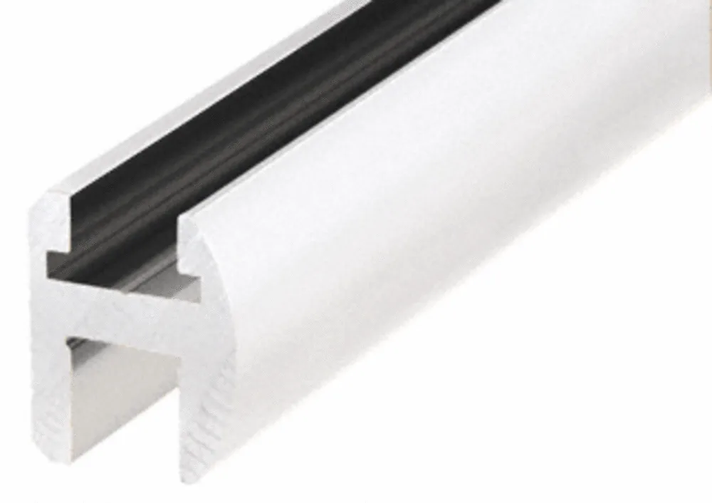 Shower Door Brite Anodized Deluxe Shower Door Header Kit - 98"