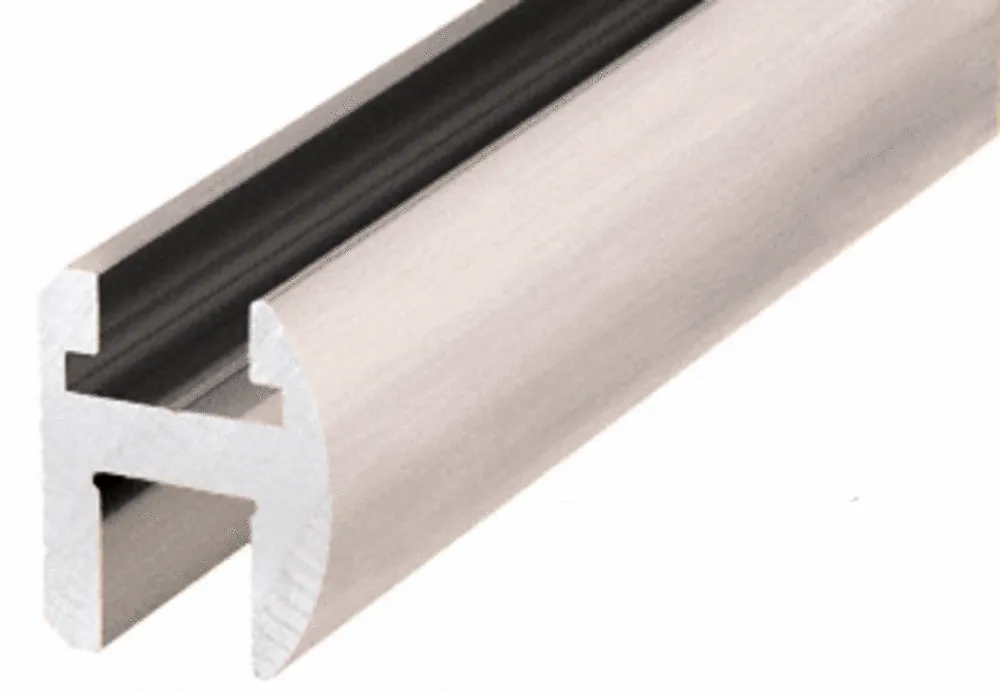Shower Door Brushed Nickel Deluxe Header Kit - 98"