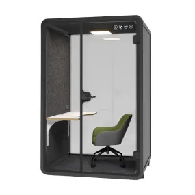 Silent Booth Medium - Black by Humble Office