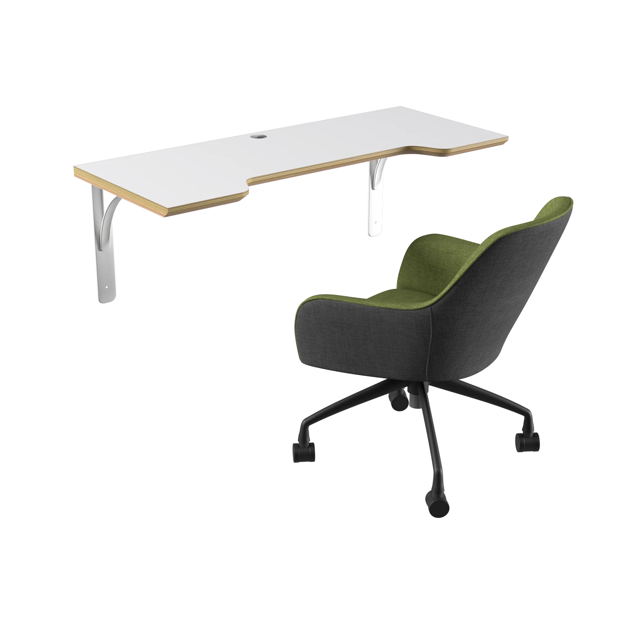 Silent Booth Medium - Black by Humble Office