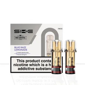 SKE Crystal Plus Blue Razz Lemonade Prefilled Pods