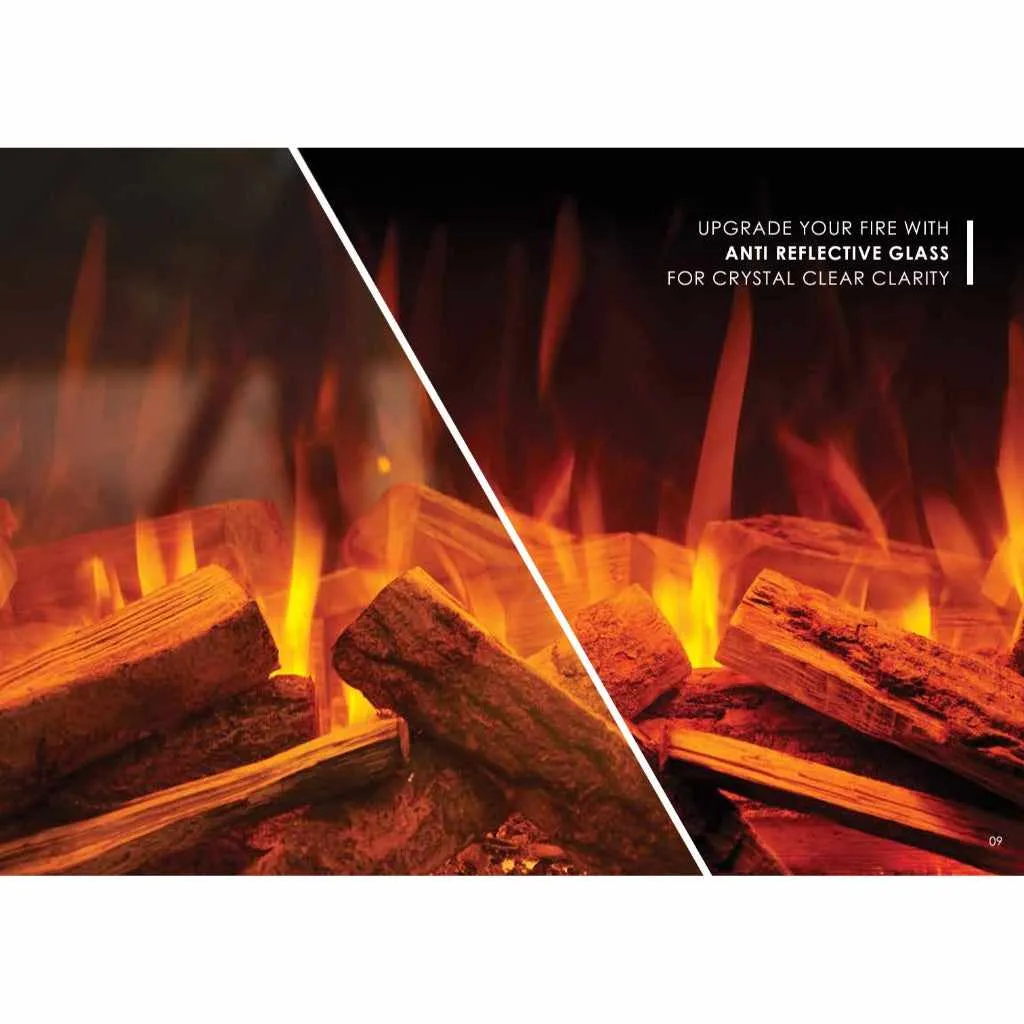 Solution Fires LUX 175 HD 1750MM Panoramic Electric Fire - 1/2/3 Sided Media Wall Electric Fire