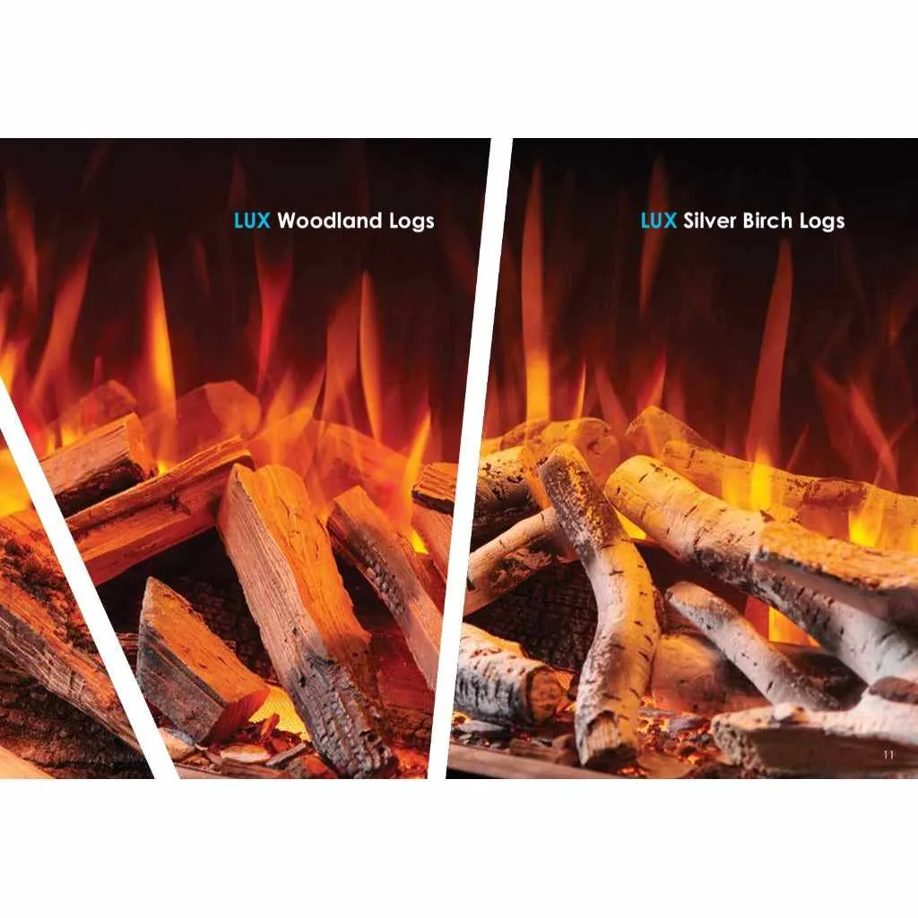 Solution Fires LUX 175 HD 1750MM Panoramic Electric Fire - 1/2/3 Sided Media Wall Electric Fire