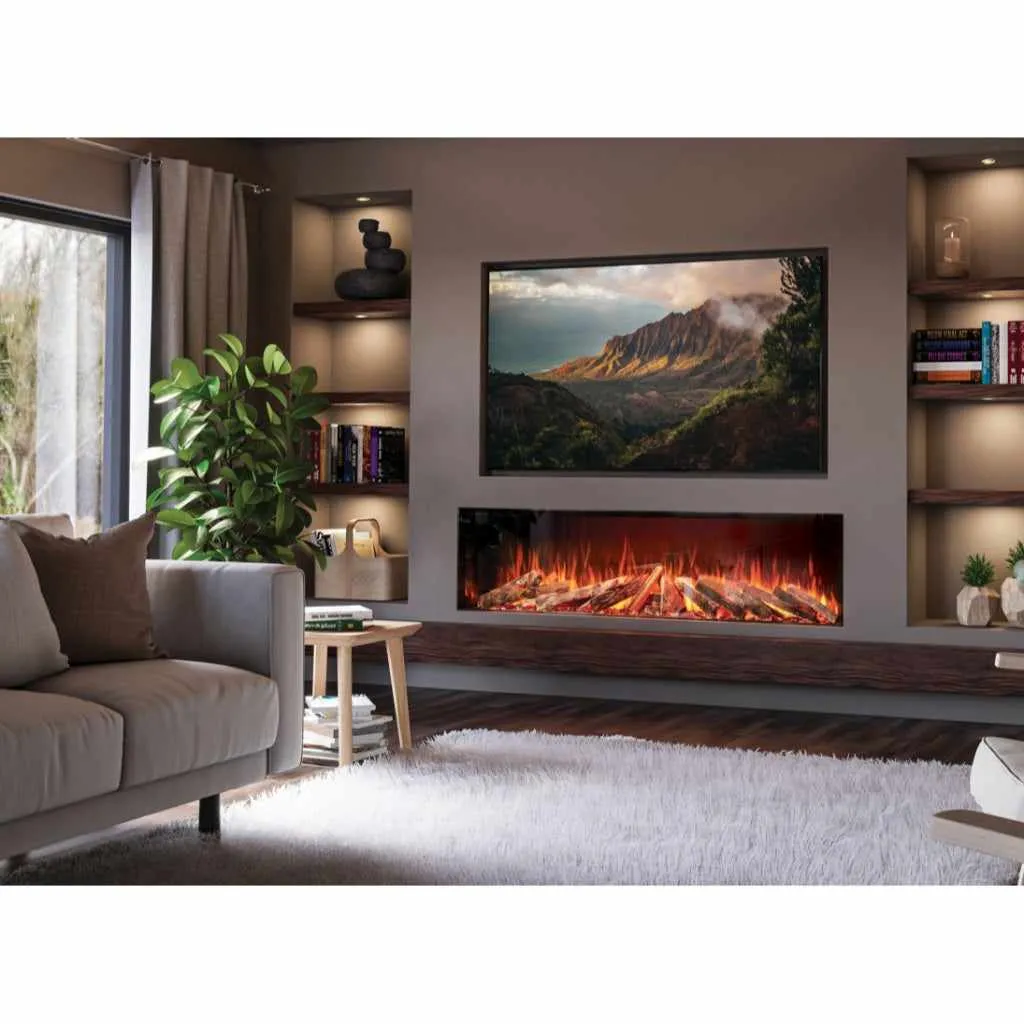 Solution Fires LUX 175 HD 1750MM Panoramic Electric Fire - 1/2/3 Sided Media Wall Electric Fire