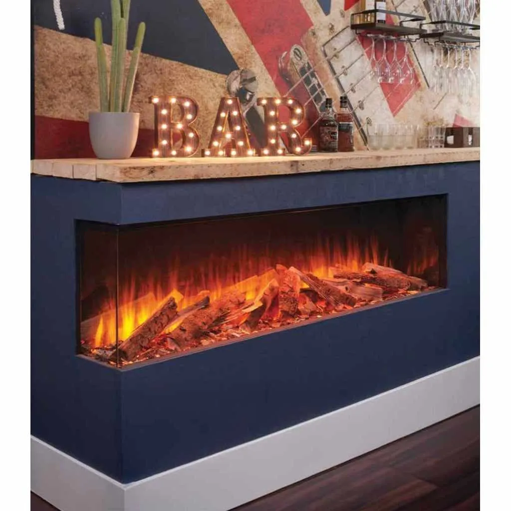 Solution Fires LUX 175 HD 1750MM Panoramic Electric Fire - 1/2/3 Sided Media Wall Electric Fire