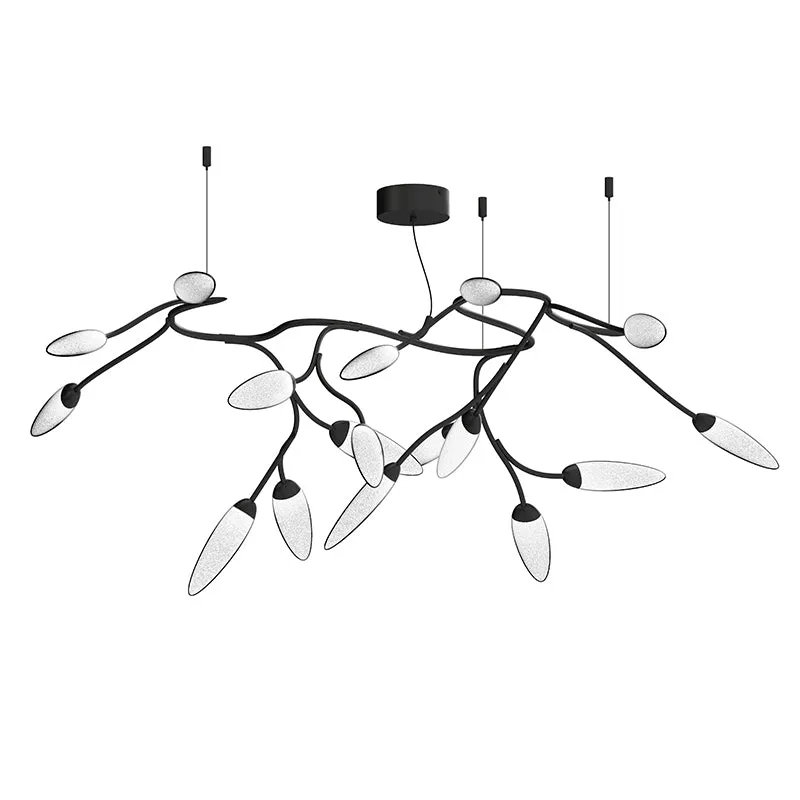 Sonneman 3287 Vines 17-lt 55" LED Semi-Flush Mount