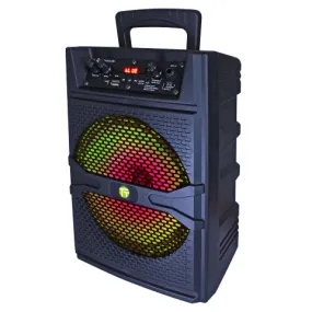 TOPTECH SKY-8 Portable 8" Bluetooth Party Speaker with Multi-Hued Lights