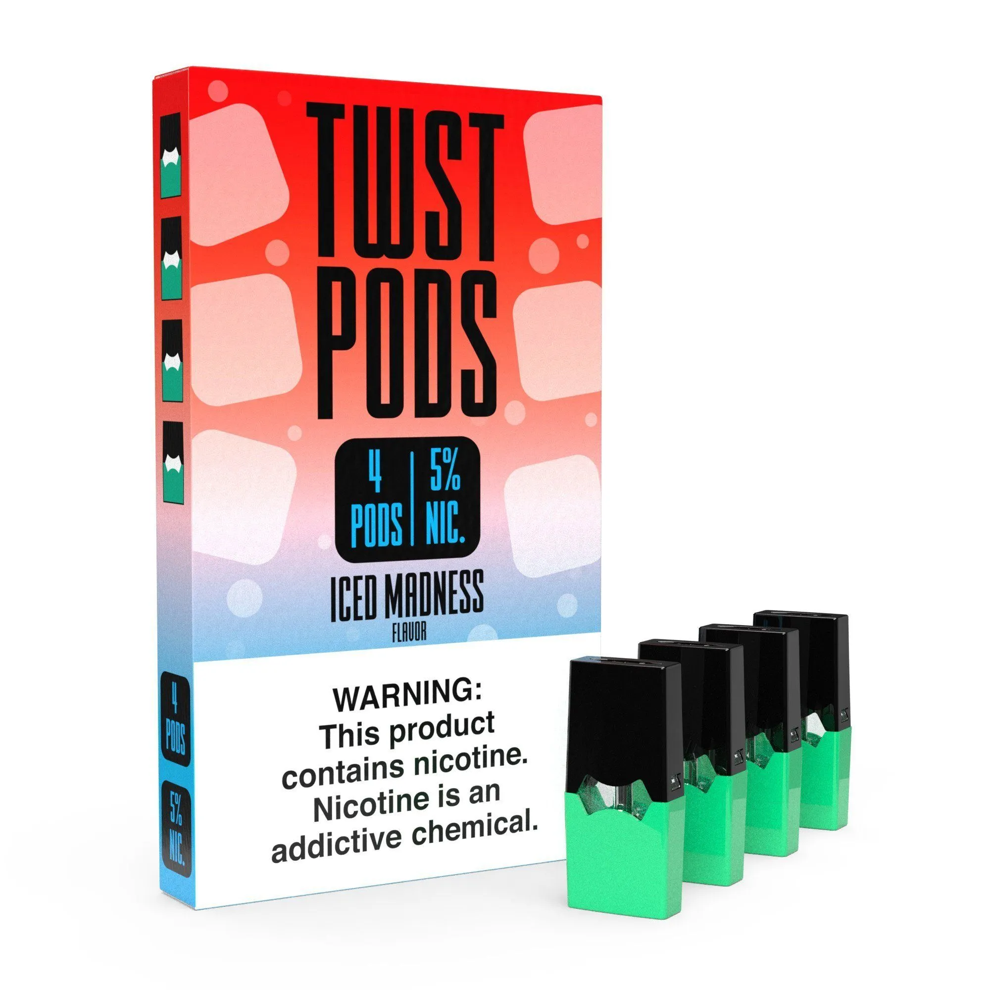 TWST PODS | Iced Madness JUUL Compatible Pods - 5 Pack