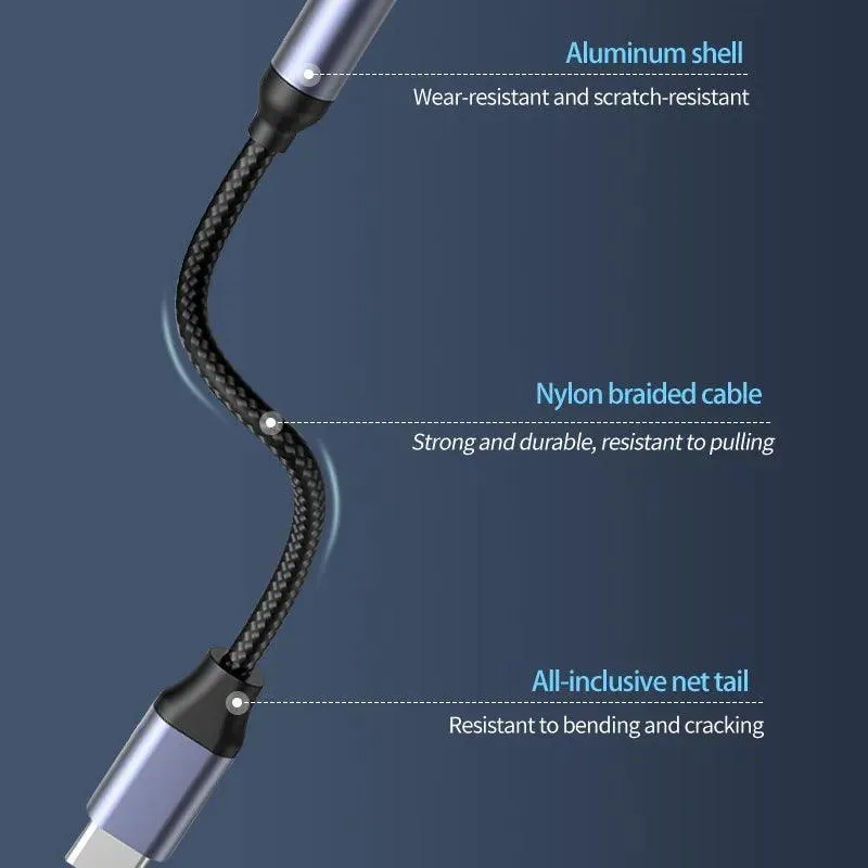USB-C to 3.5mm Audio Adapter: Premium Sound for Samsung Xiaomi LG