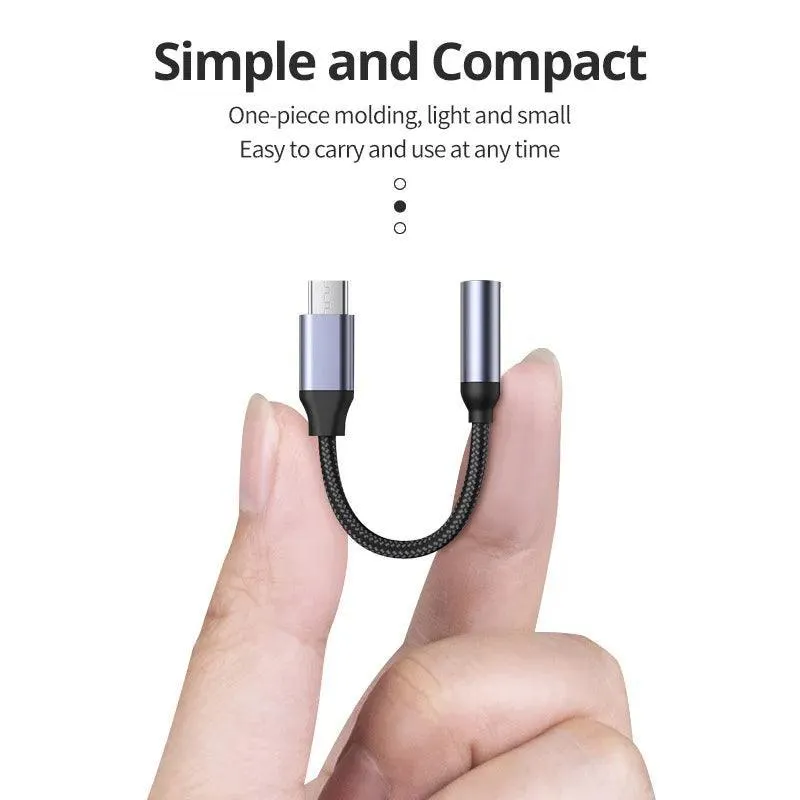 USB-C to 3.5mm Audio Adapter: Premium Sound for Samsung Xiaomi LG